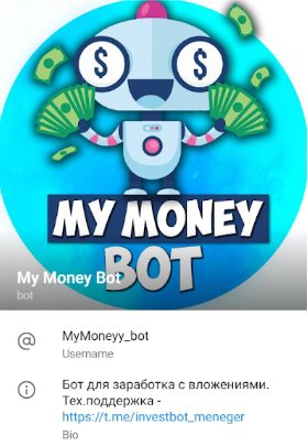 Телеграмм My money bot