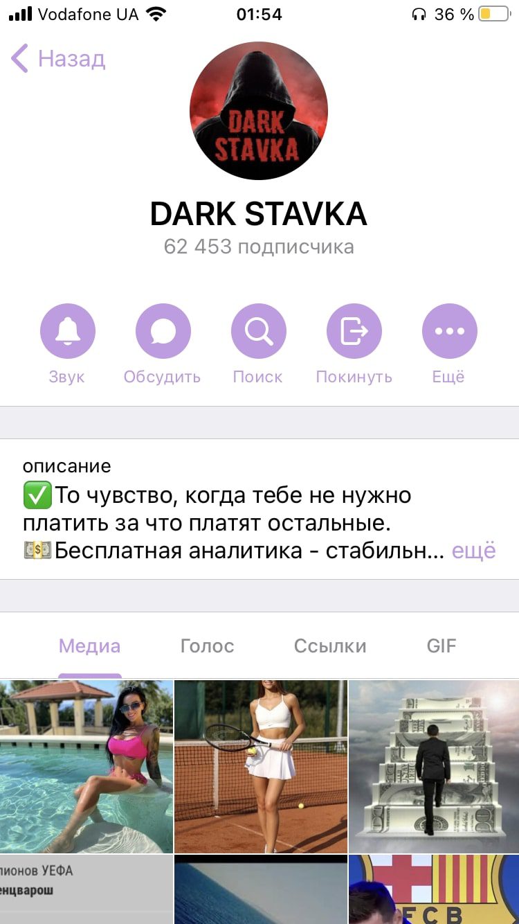 Dark Stavka в Телеграмм