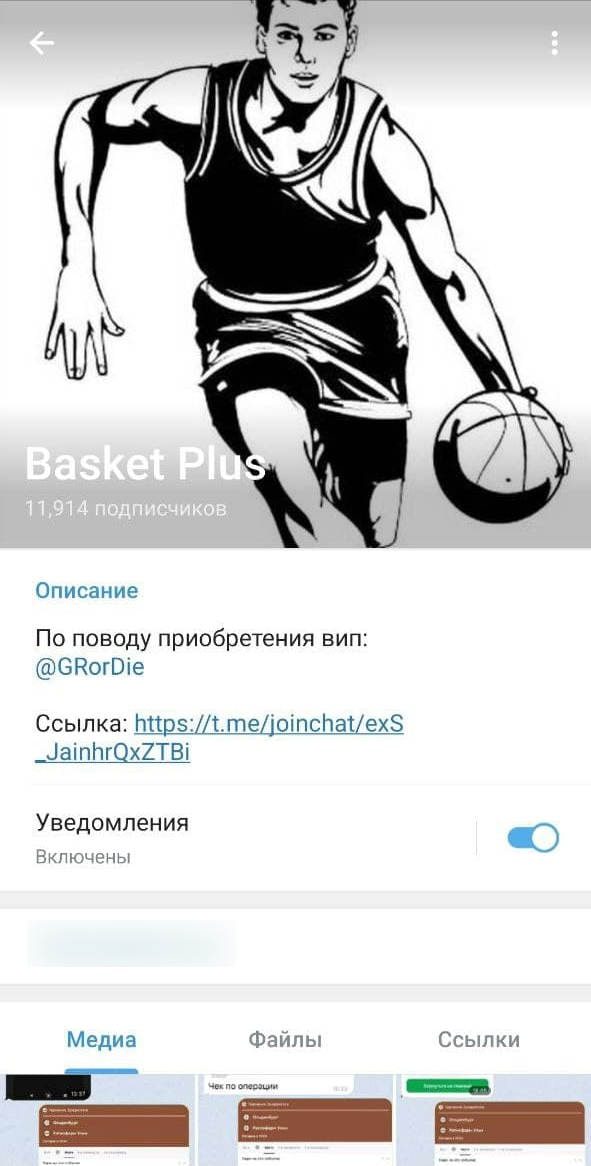 Телеграмм Basket plus
