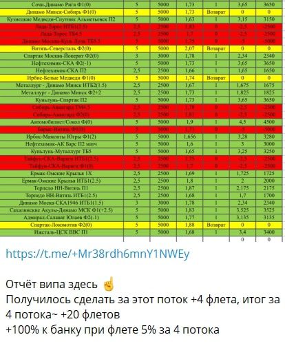 Статистика по прогнозам от каппера Европейский хоккей