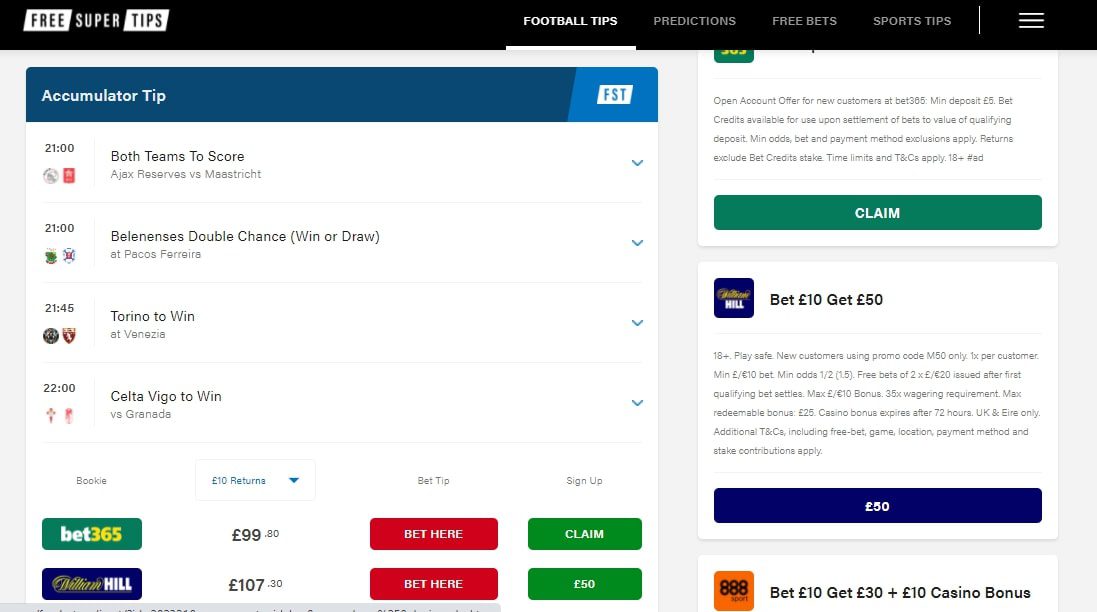FOOTBALL TIPS на Фрисупертипс