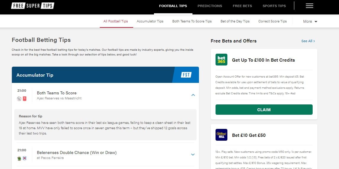 FOOTBALL TIPS на Фрисупертипс