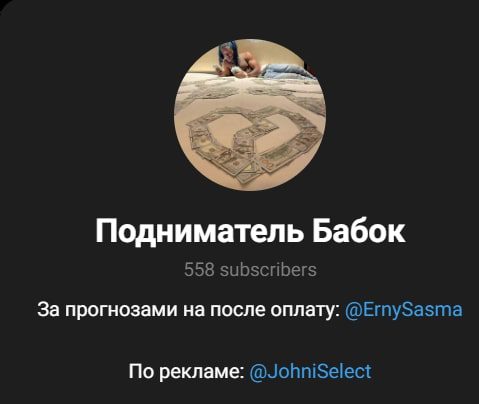 Подниматель Бабок телеграмм