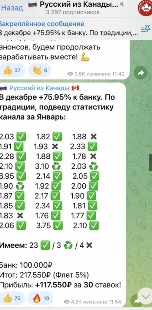 Русский из Канады статистика