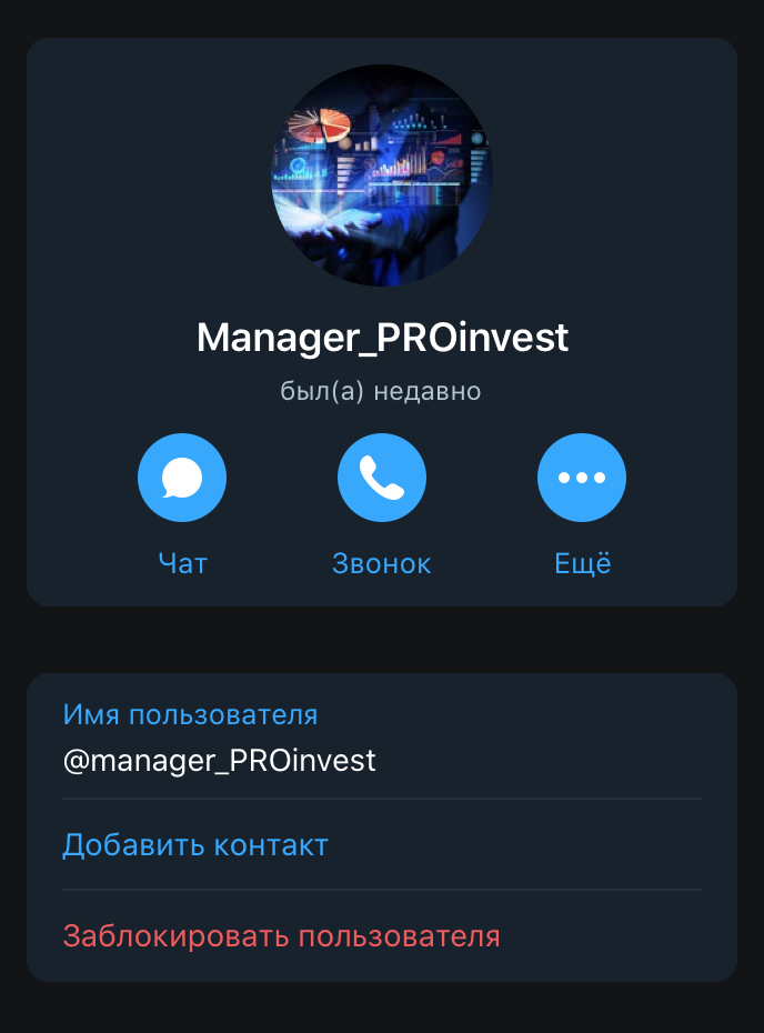 Менеджер проекта Proinvest (Проинвест)