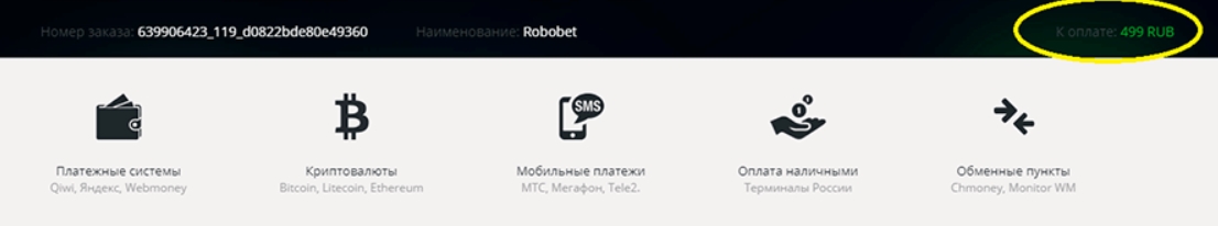 Стоимость прогноза на точный счет от RoboBET