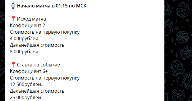Наш человек каппер в Телеграмм стоимость прогнозов