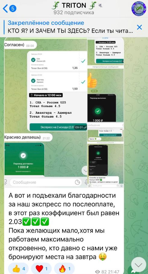 TRITON Артем Белов в телеграме