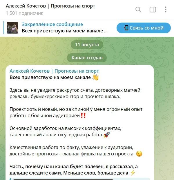 Алексей Кочетов телеграм пост