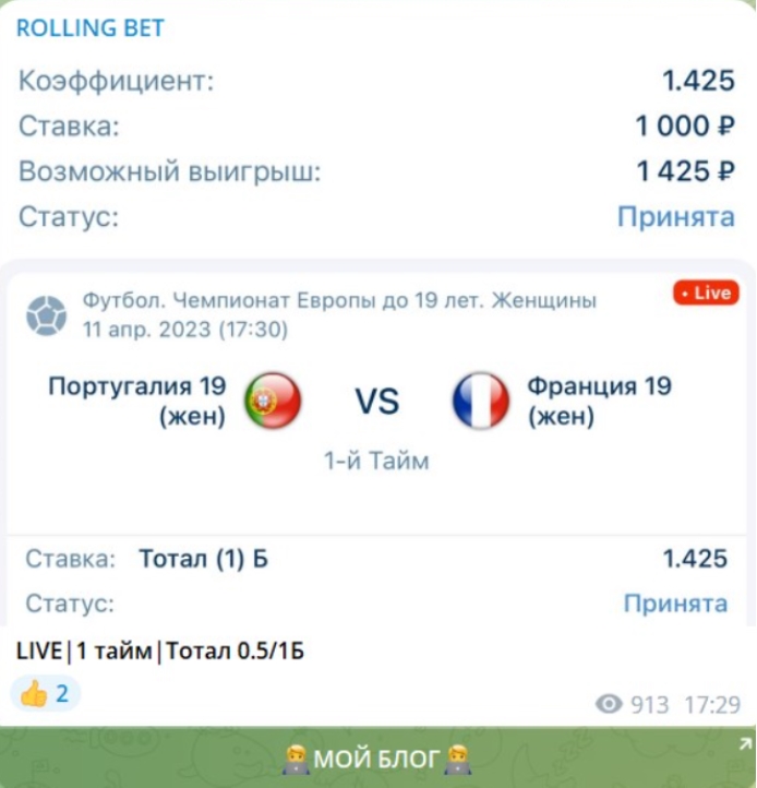 Rolling bet Телеграмм купон