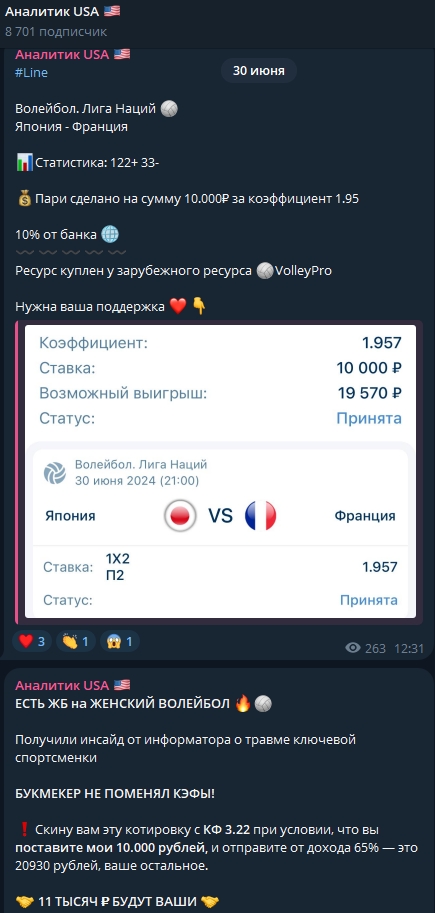 Аналитик USA