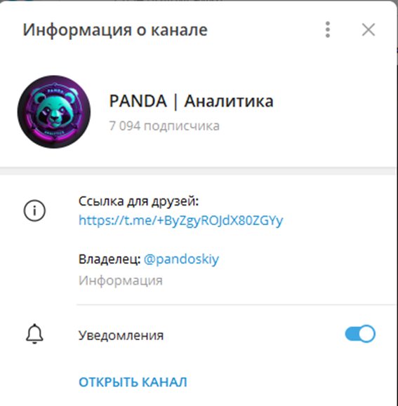 panda аналитика
